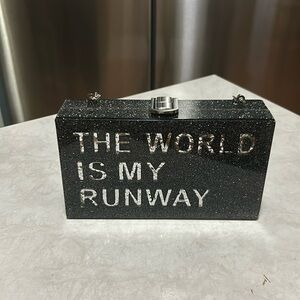 Nordstrom stunning black sparkle crossbody purse